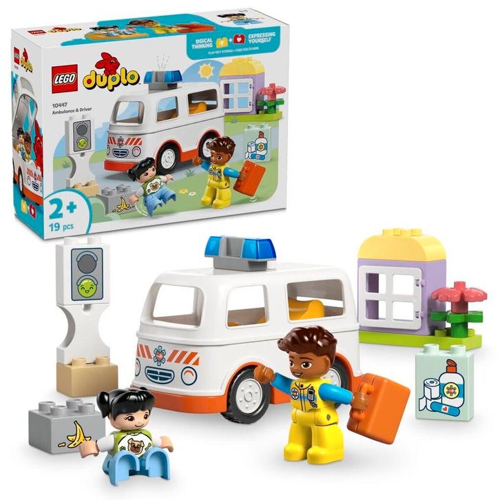LEGO DUPLO 10447 Ambulance met Chauffeur, Kinderen en Baby's, Speelgoed | Duplo en Lego, Nieuw, Verzenden