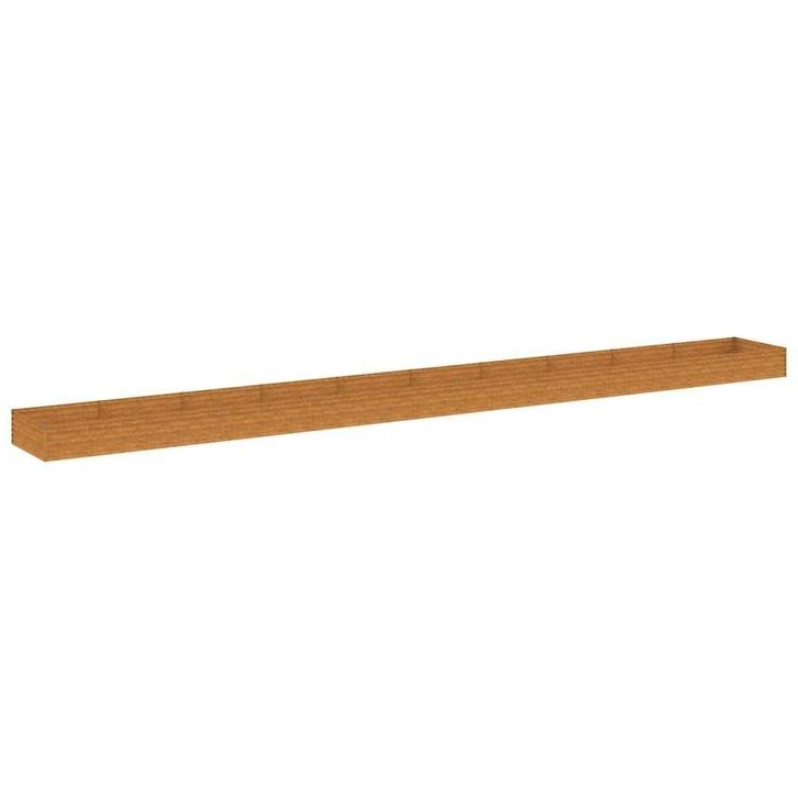 Verhoogde plantenbak cortenstaal 960cm | Retourdeal 55%, Tuin en Terras, Bloembakken en Plantenbakken, 30 tot 60 cm, 100 cm of meer