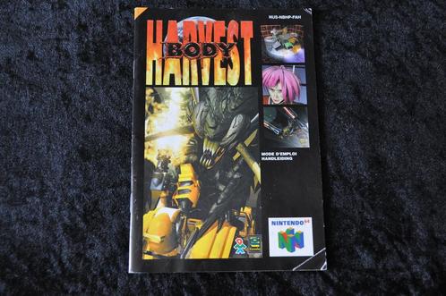 Body Harvest  Nintendo 64 N64 Manual, Spelcomputers en Games, Spelcomputers | Nintendo Consoles | Accessoires, Verzenden