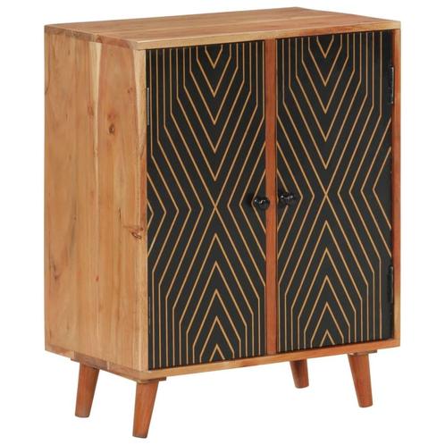 vidaXL Dressoir 60x35x74 cm massief acaciahout, Huis en Inrichting, Kasten | Dressoirs, 25 tot 50 cm, Nieuw, 50 tot 100 cm, Overige houtsoorten