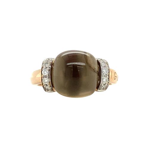Rosegouden Bigli mini sweety ring 18 krt, Sieraden, Tassen en Uiterlijk, Ringen, Grijs, Zo goed als nieuw, Goud, Verzenden