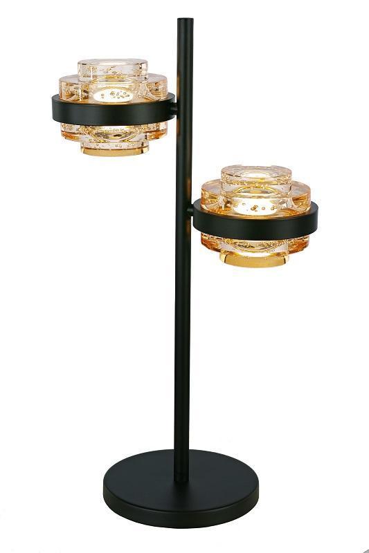 Tafellamp Dynasty, Huis en Inrichting, Lampen | Tafellampen, Nieuw, Glas, Metaal, Ophalen of Verzenden