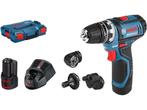 Bosch GSR 12V-15 FC - Schroefboormachine - 2 2,0Ah accus +, Verzenden, Zo goed als nieuw