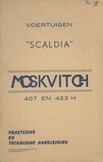 1964 Moskvitch Instructieboekje Type 407 en 423H, Verzenden