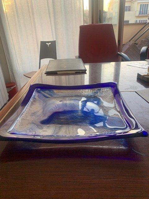 La Murrina - La Murrina - Dienblad - Muranoglas - Ruime, Antiek en Kunst, Antiek | Glas en Kristal
