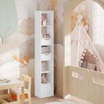 Sedia Boekenkast wit of licht eiken hout look - Spaanplaat, Huis en Inrichting, Kasten | Boekenkasten, Verzenden, Nieuw