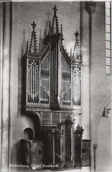 MIDDELBURG - Orgel Koorkerk, Verzamelen, Ansichtkaarten | Nederland, Verzenden