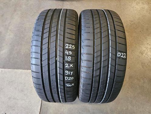 225/45/18 95H BRIDGESTONE T005 D20/22 6,1MM PROFIEL, Auto-onderdelen, Banden en Velgen, 18 inch, Erkend duurzaam, Zomerbanden