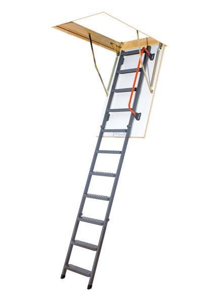 Fakro LMK Komfort 305/3 metalen vlizotrap bakhoogte 14 cm 70, Doe-het-zelf en Verbouw, Glas en Ramen, Verzenden