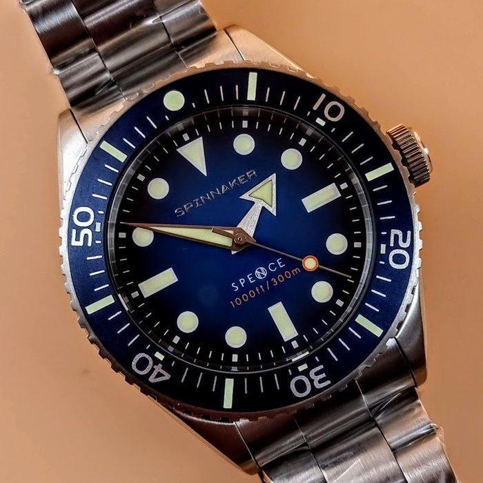 Spinnaker - Spence Indigo Blue - SP-5097-22 - Heren - 2024, Sieraden, Tassen en Uiterlijk, Horloges | Heren