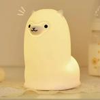 Siliconen Alpaca Nachtlamp – Touch RGB LED USB Oplaadbaar, Verzenden, Nieuw