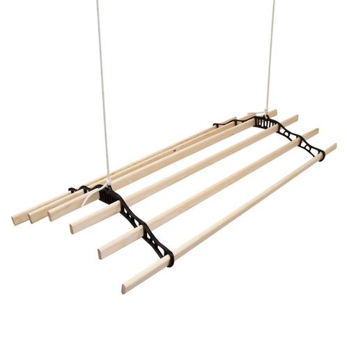Droogrek plafond ophangbaar - Zwart - 240cm (L) x 56cm (W) x, Tuin en Terras, Droogmolens en Wasrekken, Verzenden