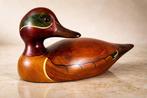 Lokeend - Wood Duck firmata – Canada, anni ’80 – L. 25 cm –, Antiek en Kunst