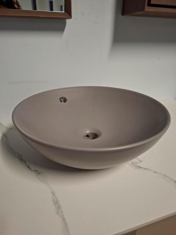 Detremmerie waskom mat vison Grey, Doe-het-zelf en Verbouw, Sanitair, Wastafel