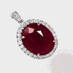 Zonder Minimumprijs - Hanger - 14 karaat Witgoud, 6,93 ct, Sieraden, Tassen en Uiterlijk, Antieke sieraden