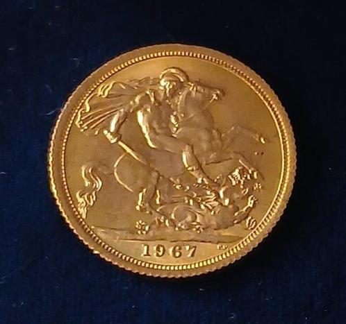 Verenigd Koninkrijk. Sovereign 1967, Postzegels en Munten, Munten | Europa | Niet-Euromunten