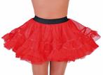 Petticoat kort rood brede elastiek, Kleding | Dames, Ophalen of Verzenden, Nieuw