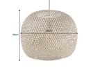 Hanglamp ORGANIC LIVING 45cm naturel Bamboo - 40589, Ophalen of Verzenden, Nieuw