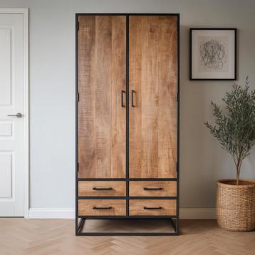 Mangohouten Kast Lowen 90 cm beschikbaar voor biedingen