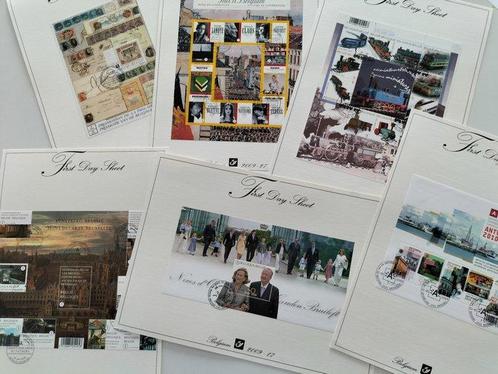 België - Lot 31 Eerste dagblad BELGIË - Volledig jaar 2009, Postzegels en Munten, Postzegels | Europa | België