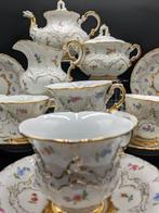 Meissen - E.A.Leuteritz - Theeservies (15) - B Form- Fiori