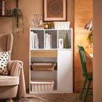 2dekans | SoBuy STR11-WN compacte witte boekenkast met lade, Huis en Inrichting, Kasten | Boekenkasten, Ophalen of Verzenden, Zo goed als nieuw