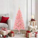 vidaXL Kerstboom met 150 LED met standaard Roze 120 cm PVC, Diversen, Kerst, Verzenden, Nieuw