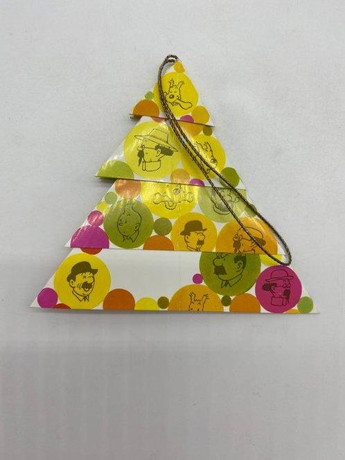 Tintin - Carte festive - Sapin de Noël Tintin 1970, Boeken, Stripboeken