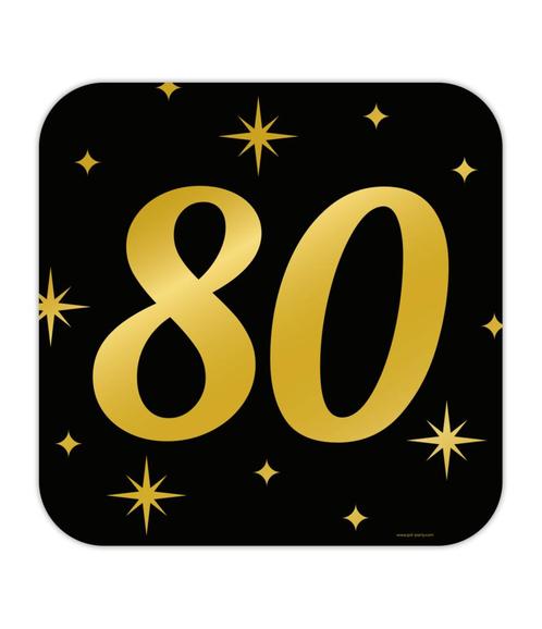 Deurbord 80 Jaar 50cm, Hobby en Vrije tijd, Feestartikelen, Nieuw, Verzenden