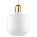 40% Korting | Normann Copenhagen Amp Hanglamp, Huis en Inrichting, Verzenden, Klassiek, Minder dan 50 cm, Glas