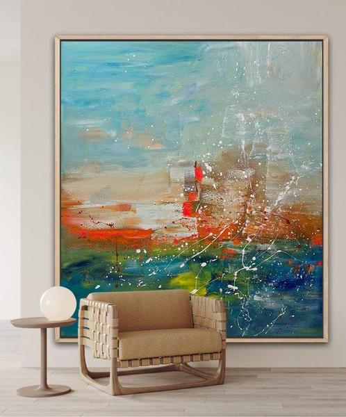 Ester Reut - Come un Respiro delle Stelle XXL, Antiek en Kunst, Kunst | Schilderijen | Modern