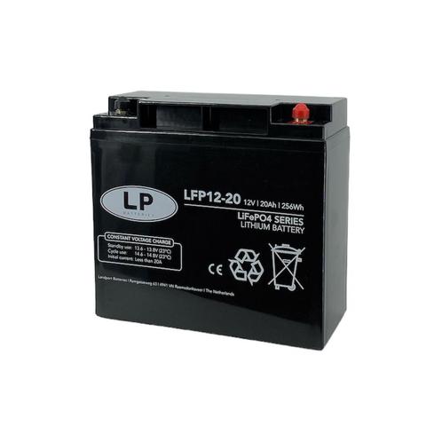 Landport (LP) Lithium accu LFP V12,8-20 LiFePo4 12 volt 20, Caravans en Kamperen, Caravan accessoires, Nieuw, Ophalen of Verzenden