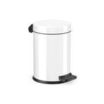 Hailo Solid S pedaalemmer 4l - wit, Huis en Inrichting, Woonaccessoires | Prullenbakken, Verzenden, Nieuw