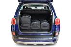 Reistassenset passend voor Fiat  | Kofferset Fiat | Car-Bags, Ophalen of Verzenden, Nieuw, Zwart, Uitschuifbare handgreep