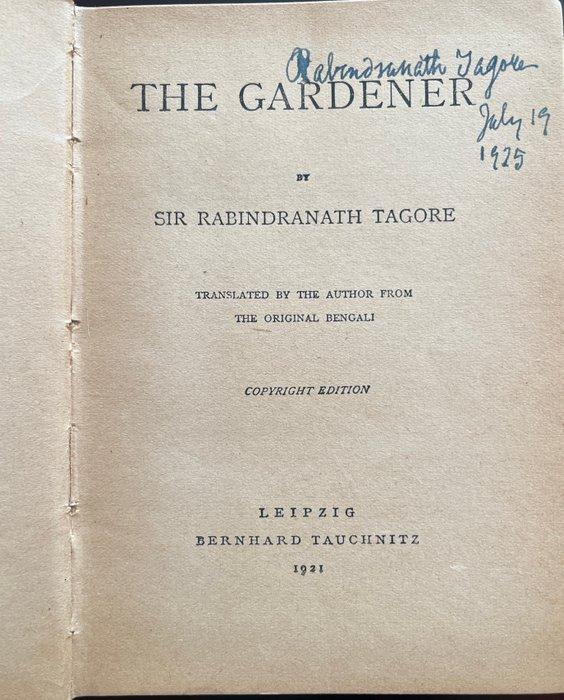 Signed, Sir Rabindranath Tagore - The Gardener - Translated, Antiek en Kunst, Antiek | Boeken en Bijbels