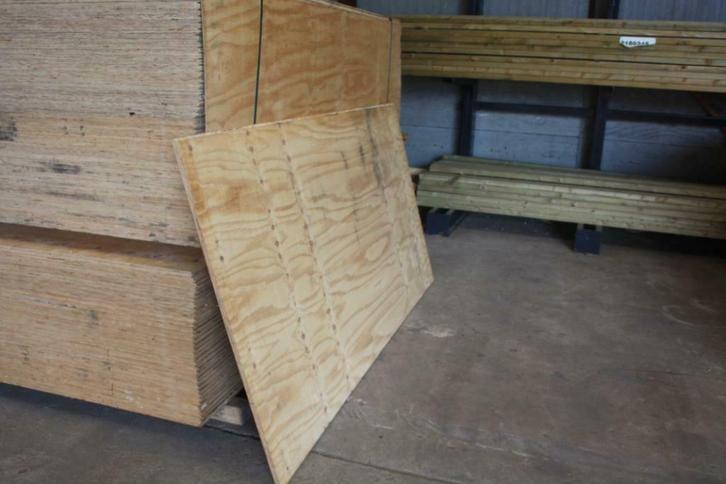 Underlayment 122 x 244 cm 18 mm T/G a kwaliteit, Doe-het-zelf en Verbouw, Hout en Planken, Nieuw