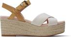 Toms Willow - Maat 42 - Dames Wedge - Natural, Nieuw, Verzenden