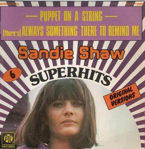 Sandie Shaw - Puppet on a string + Always something there..., Cd's en Dvd's, Vinyl Singles, Verzenden