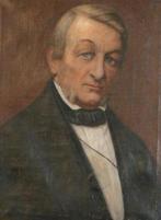 Europese school (XIX) - Portret van een Adelijke man, Antiek en Kunst