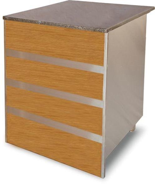 Kassa element met hout - 80x80cm, Zakelijke goederen, Horeca | Keukenapparatuur, Nieuw in verpakking, Koelen en Vriezen, Verzenden