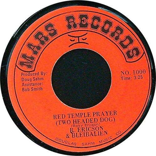 R. Ericson & Bleibalien - Red Temple Prayer (Two Headed Dog), Cd's en Dvd's, Vinyl Singles