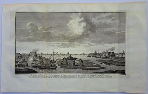 De Zel-neering of het Darink-Delven, zoo als het oudtijds, i, Antiek en Kunst, Kunst | Etsen en Gravures, Ophalen of Verzenden