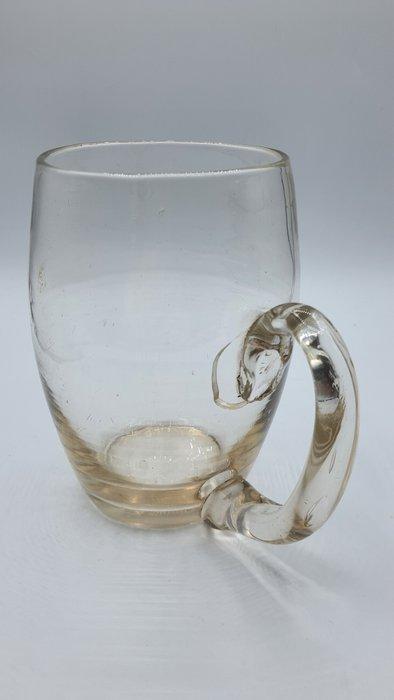 Bierpul - Vetro al manganese - Met de hand geblazen. Pontil, Antiek en Kunst, Antiek | Glas en Kristal