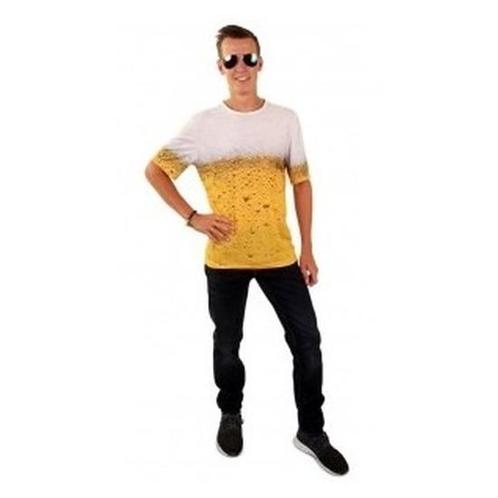 Bierprint t-shirt voor volwassenen - Shirts, Kleding | Heren, Carnavalskleding en Feestkleding, Ophalen of Verzenden