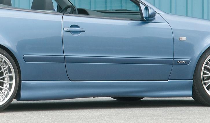 Rieger side skirt | CLK (W208) - Cabrio, Coupé | l stuk onge, Auto-onderdelen, Carrosserie en Plaatwerk, Nieuw, Mercedes-Benz