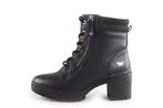 Mustang Veterboots in maat 38 Zwart | 10% extra korting, Kleding | Dames, Schoenen, Verzenden, Zwart, Overige typen, Zo goed als nieuw