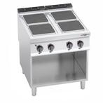 GGM Gastro | Elektrische kookplaat - 14 kW - 4 vierkante |, Verzenden, Nieuw in verpakking, Fornuis, Frituur en Grillen