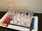 Drinkservies - Kristal, Staal - Whiskyset - Mondriaanstijl