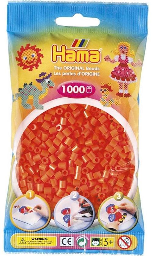 Hama - Strijkkralen Oranje (1000 stuks) | Hama - Hobby, Hobby en Vrije tijd, Knutselen, Nieuw, Verzenden