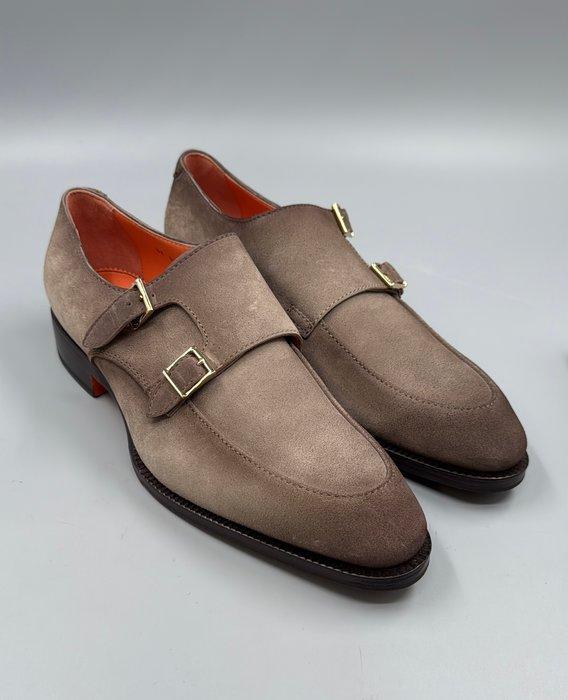 Santoni-UK9,5-Doublemonk-€729 - Loafers - Maat: EU 45 -, Kleding | Heren, Schoenen